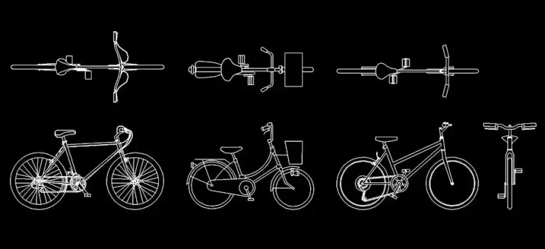 Télécharger des blocs gratuits de vélos en 2D DWG