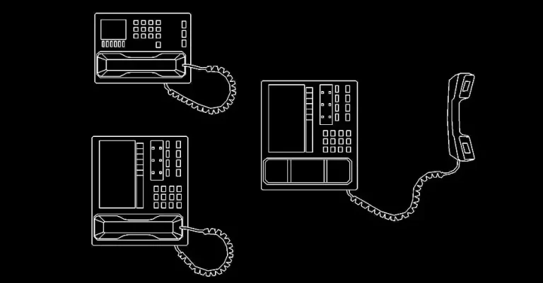 Télécharger des blocs gratuits de téléphones de bureau DWG