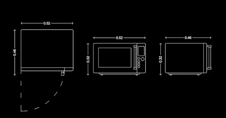 Télécharger des blocs gratuits de micro-ondes de cuisine DWG