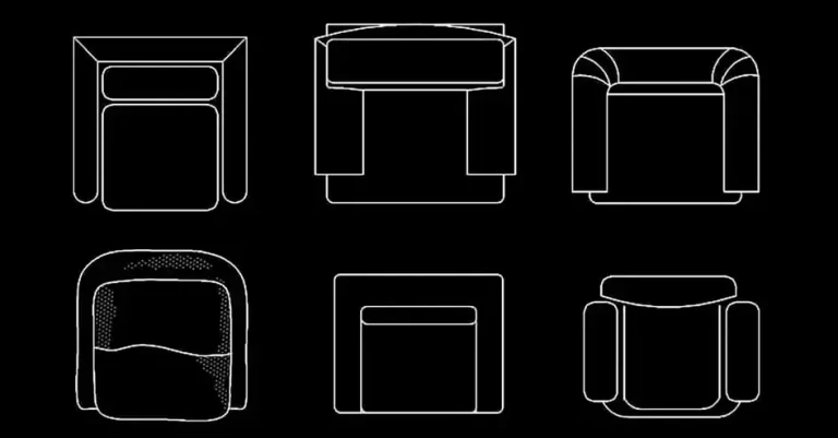 Télécharger une collection gratuite de blocs de fauteuils individuels DWG