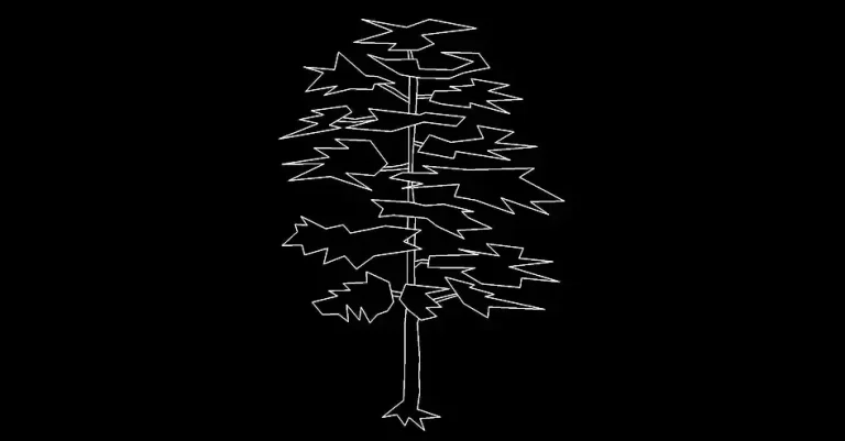 Télécharger un bloc gratuit d’arbre simple en élévation DWG