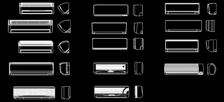 Télécharger des blocs gratuits d’équipements de climatisation DWG