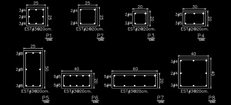 Télécharger des blocs gratuits : socles et piédestaux en béton DWG