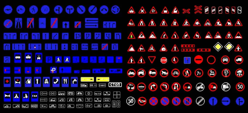 Télécharger des blocs gratuits de signaux de circulation en vue frontale en vue frontale DWG