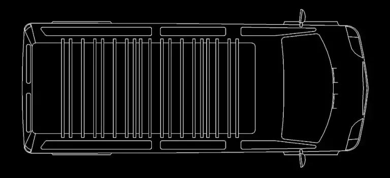 Télécharger des blocs gratuits de camionnette van en plan DWG